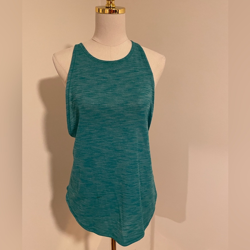 NWOT 12‎ lululemon teal muscle tank